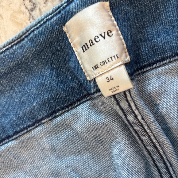 Maeve Blue Straight Leg Jeans - Picture 4 of 5